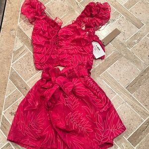 Do + Be two piece pink set